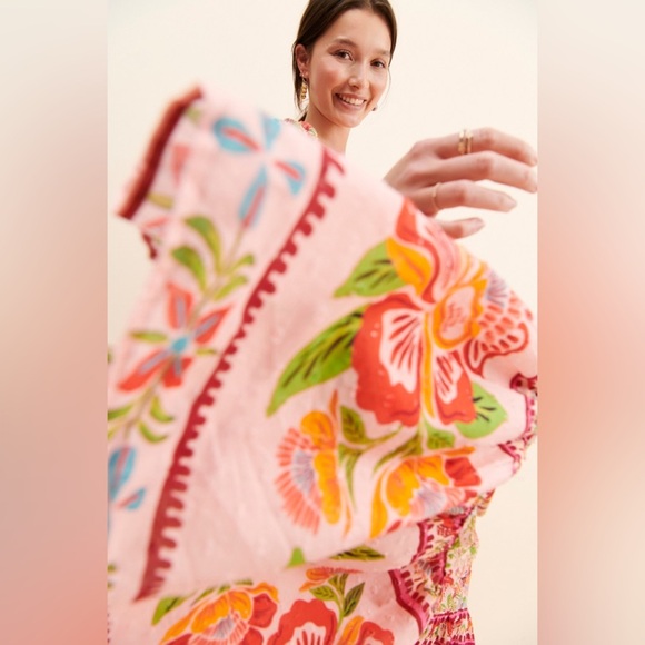 Farm Rio Macaw Flight Smocked Dress - Picture 4 of 7